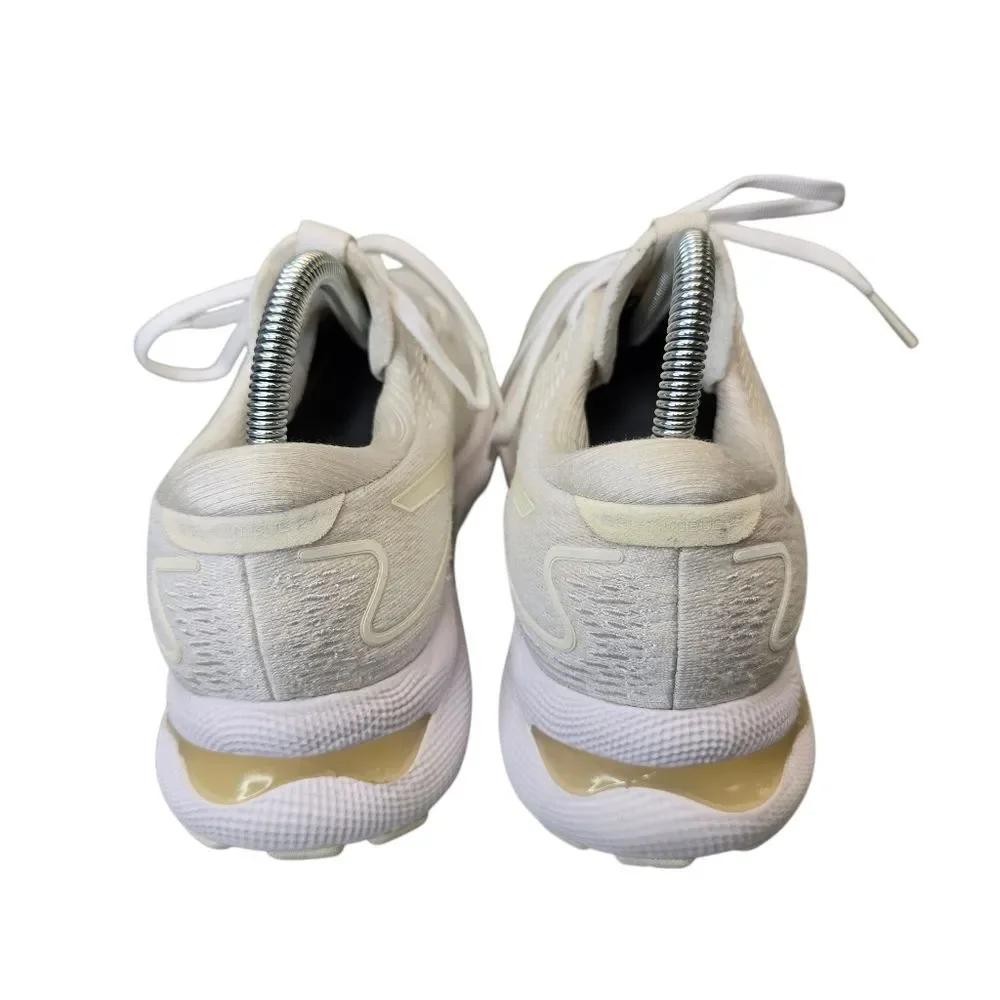 ASICS Women's 9 Gel-Nimbus 24 White Cream Running Shoes Sneakers